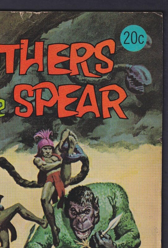 Brothers of the Spear #7 3.5 VG- Gold Key Comic - Dec 1973
