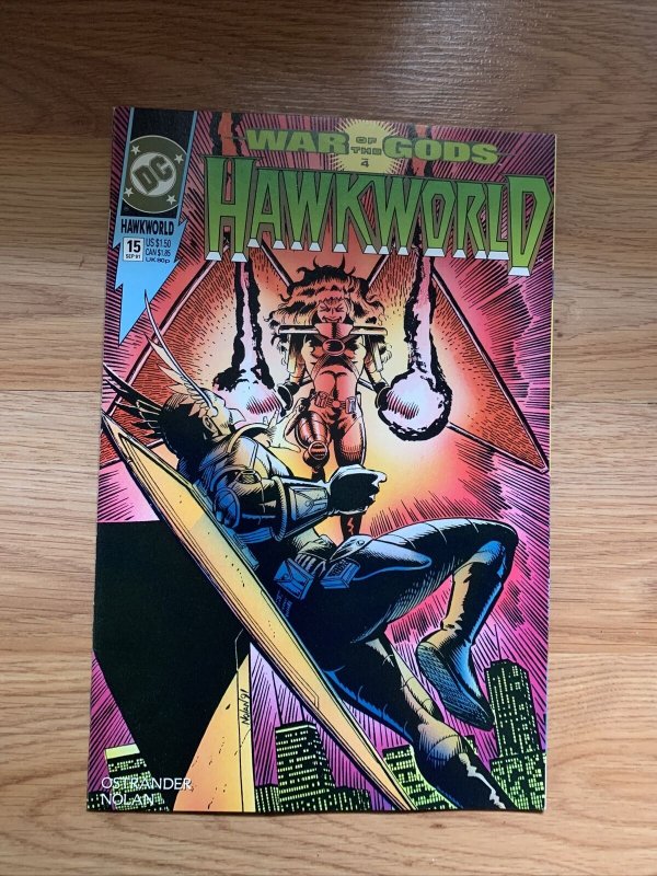 Hawkworld #15 - DC Comics - September 1991 - Comic Book - War of the Gods 4 