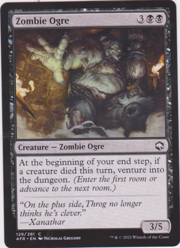 Magic the Gathering: Adventures in the Forgotten Realms - Zombie Ogre