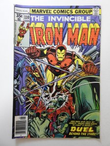 Iron Man #110 VG Condition! Moisture stain