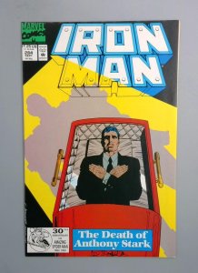 Iron Man #284, NM- The Death of Anthony Stark, Marvel Comics, 1992 JR1