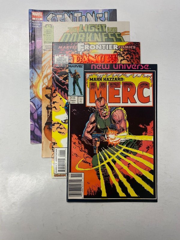 4 MARVEL comic books Sentinel #2 Darkness War #2 Dances Demons #1 Merc 92 KM11