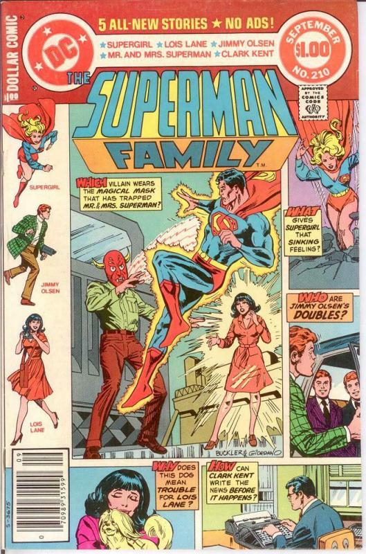 SUPERMAN FAMILY 210 VF-NM Sept. 1981 COMICS BOOK