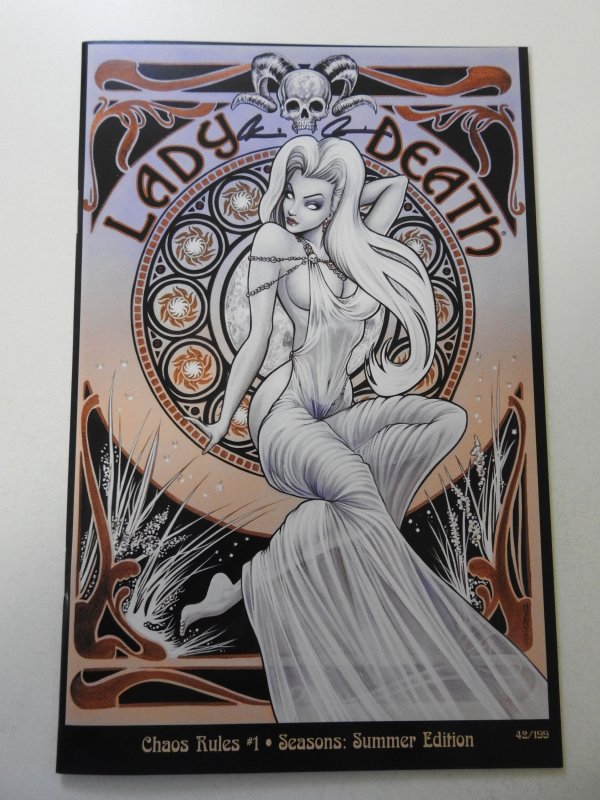 Lady Death: Chaos Rules Seasons: Summer Edition (2015) NM Cond! Signed W/ COA!