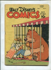 WALT DISNEY'S COMICS AND STORIES #9- DONALD DUCK AT THE ZOO (4.0) 1947