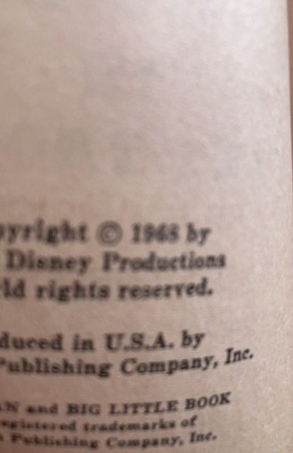 Goofy in giant trouble, Whitman big little book, 1968