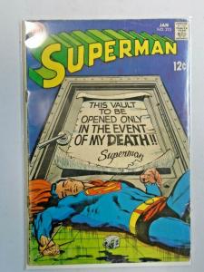 Superman #213 1st Series 2.5 (1969)