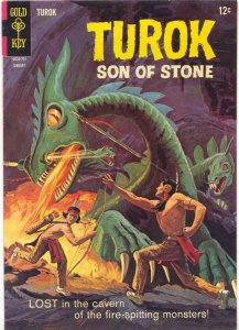 Turok, Son of Stone #55 VF ; Gold Key | January 1967 Dinosaur Cover