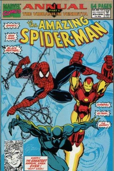 Amazing Spider-Man (1963 series) Annual #25, VF+ (Stock photo)