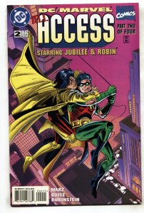 DC/Marvel: All Access #2 1997 comic book-Jubilee and Robin