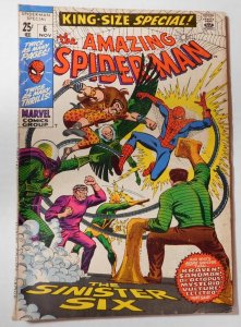 AMAZING SPIDER-MAN ANNUAL #6 (1969) ORIGIN OF THE SINISTER SIX!