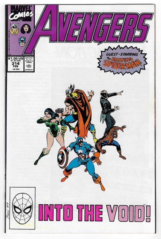 The Avengers #314 Direct Edition (1990)