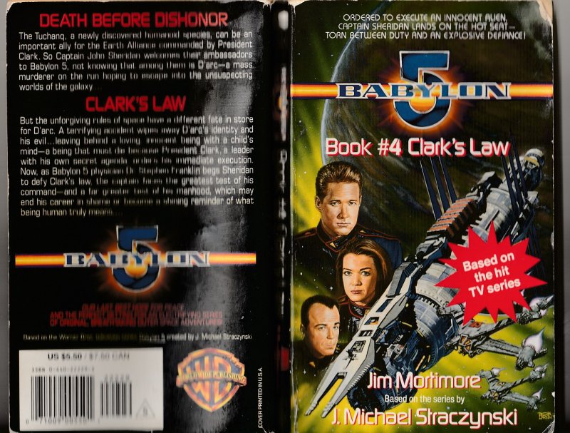 Babylon 5 Book # 4 Clark’s Law by John Mortimore