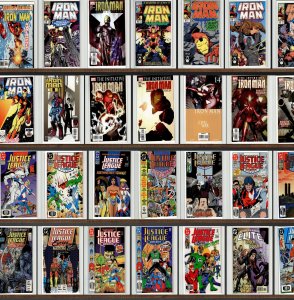 Huge Lot 120+ Comics with Iron Man, Justice League Europe & More!
