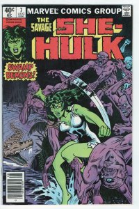 SAVAGE SHE-HULK #7 - 7.0 - WP - VS Swamp Demons