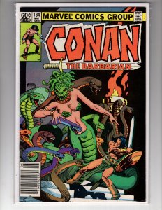 Conan the Barbarian #134 (1982)7.5  Bronze Marvel Sword & Sorcery / ID#20