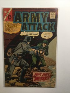 Army Attack 45 Bottom Staple Detached Very Good Vg 4.0 Charlton Comics