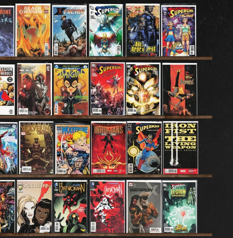 Huge Lot 140+ Comics with Supergirl, Ultimate X-Men, Action Comics & More!