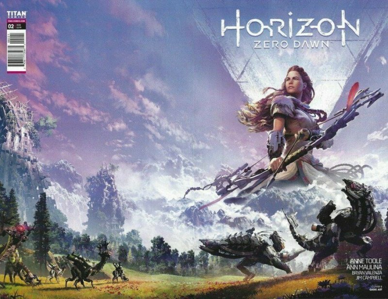 Horizon Zero Dawn #2 Game Art Cover Titan Comics 2020 