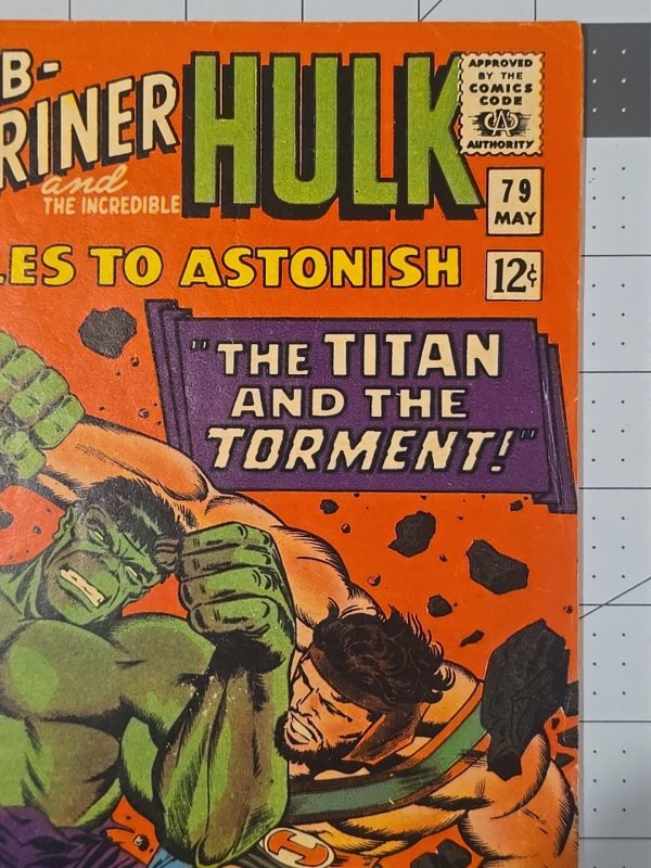 Tales to Astonish #79?-Classic Battle Hulk vs Hercules—May-1966 Marvel Comics
