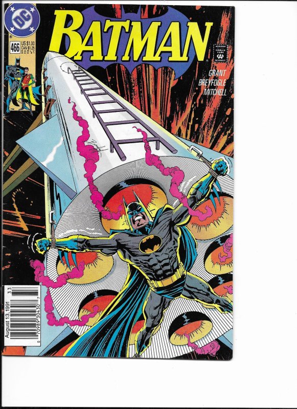 Batman #466 Newsstand Edition (1991)