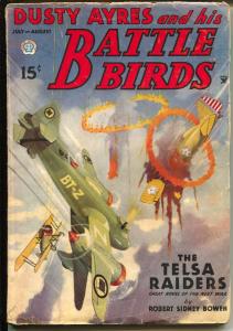 Dusty Ayres and His Battle Birds 7/1935-fantasy air war pulp hero-VG