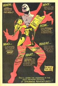 STRANGE ADVENTURES 210 (Mar1968) 6.5 FN+ Neal Adams' DEADMAN Seeks Justice!