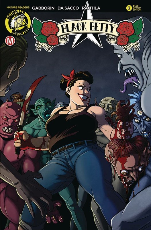 Black Betty #3 Cvr C (Action Lab, 2018) NM