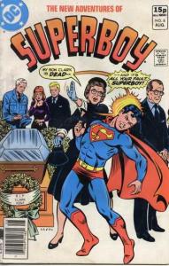 New Adventures of Superboy   #8, Fine (Stock photo)