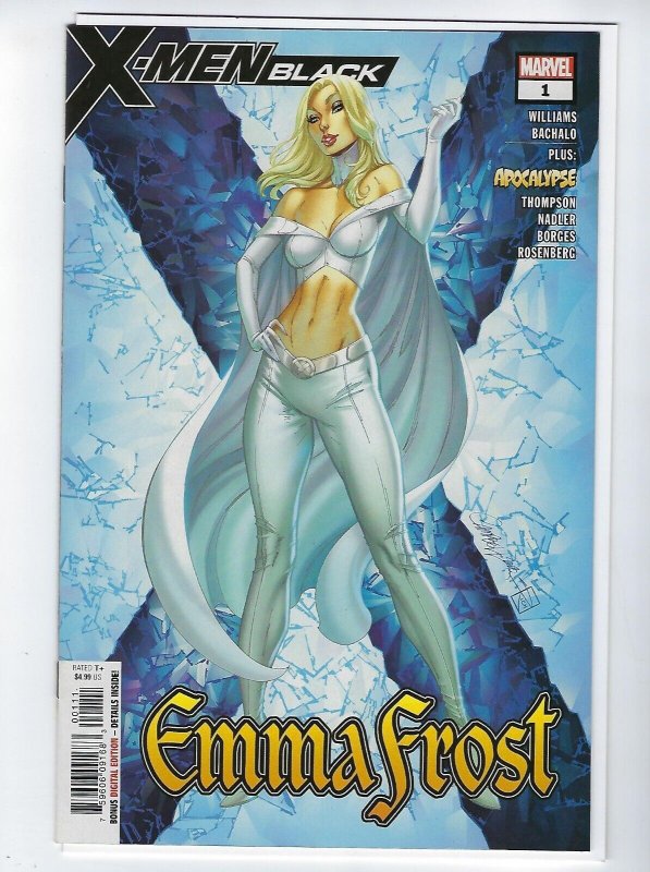 X-MEN BLACK EMMA FROST #1 (2018) NM J SCOTT CAMPBELL VARIANT