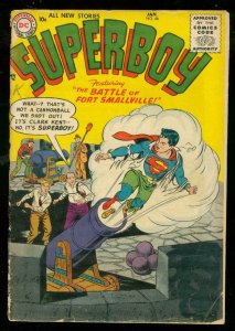 SUPERBOY #46 1956-DC COMICS-SMALLVILLE-EARLY SILVER AGE G/VG