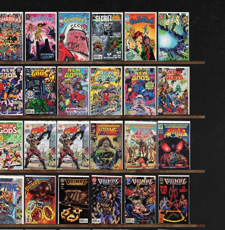 Huge Lot 140+ Comics with Prime, New Gods, Primal Force & More!