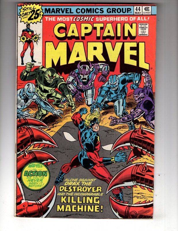 Captain Marvel #44 (1976) DRAX THE DESTROYER Appearance  / EC#2