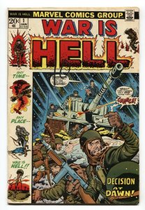 WAR IS HELL #1 1973 COMIC BOOK Marvel