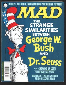 Mad Magazine #447 11/2004-Mort Drucker Dr. Seuss cover-Alfred E. Neuman For P...