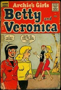 Archie's Girls Betty and Veronica #52 1960- Coverless with wrong cover POOR