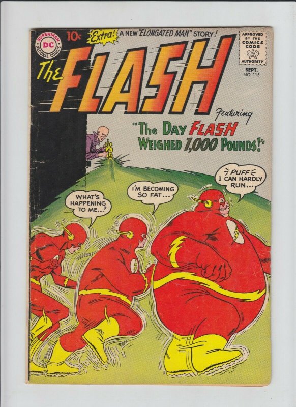 Flash, The (1st Series) #115 FN; DC | 2nd Appearance of Elongated Man 