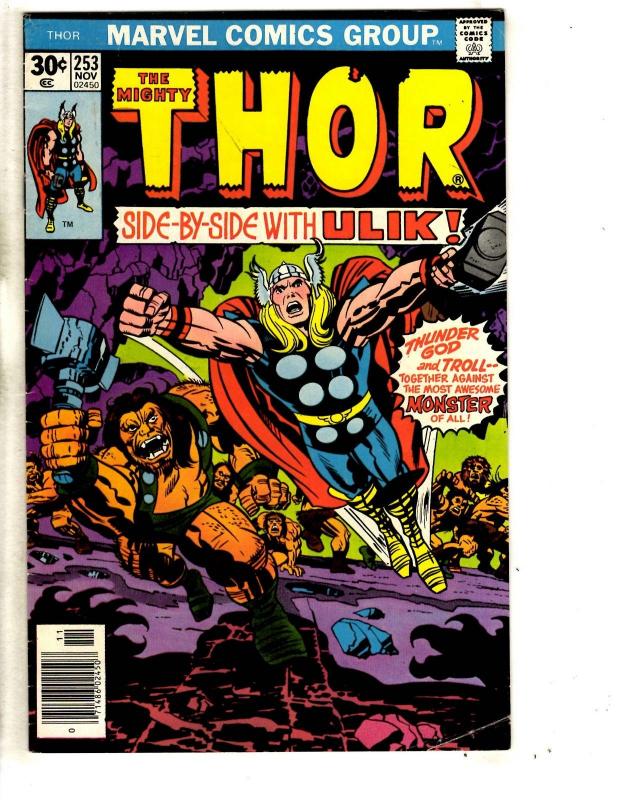 8 Mighty Thor Marvel Comics # 248 249 250 251 252 253 255 256 Loki Odin RH4