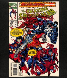 Amazing Spider-Man #379 Maximum Carnage Part 7 Venom!