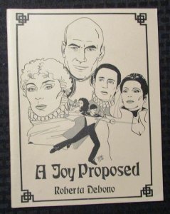 1988 STAR TREK A Joy Proposed by Roberta Bebono FVF 7.0 ANkh Press Fanzine