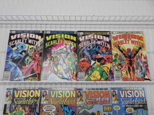 The Vision and the Scarlet Witch 1st and 2nd Series Complete Set! Avg FN Cond!