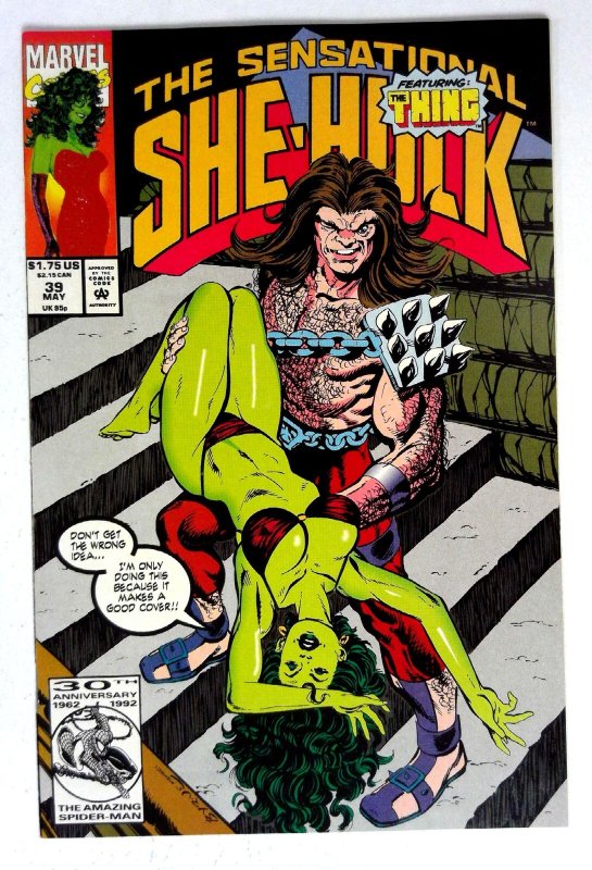 Sensational She-Hulk #39 (1992) The Thing Marvel NM-