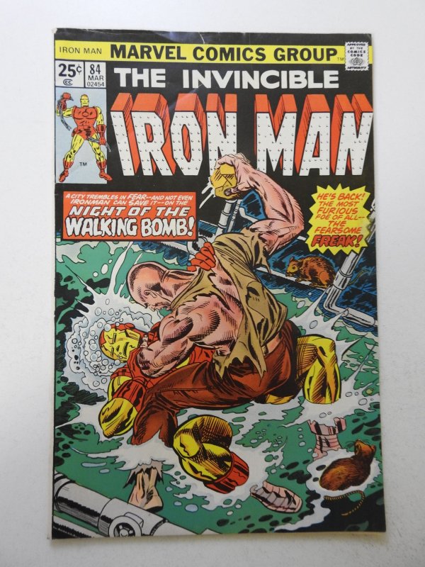 Iron Man #84 (1976) VG/FN Condition! MVS stamp intact!