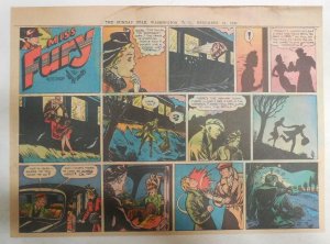 Miss Fury Sunday #368 by Tarpe Mills 12/18/1949 Size: 11 x 15  Very Rare Year #9