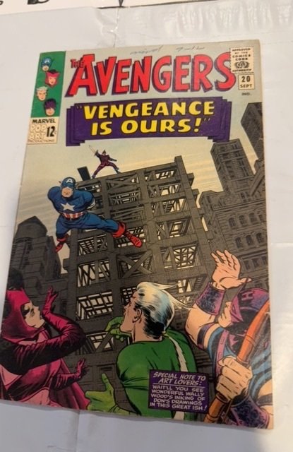 The Avengers #20 (1965)vengeance is ours swordsmen app see dewcrip