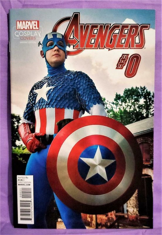 AVENGERS #0 Cosplay Michael Cox 1:15 Incentive Retailer Variant (Marvel, 2015)! 