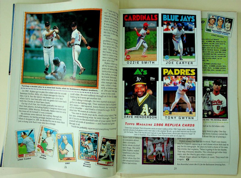 Topps Magazine #8 (Fall 1991) - Bonus Cards Intact