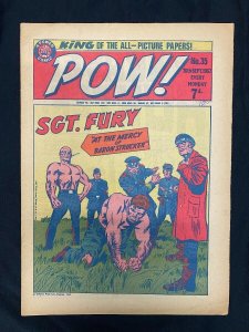 Pow! #35 9/16/1967- Amazing Spider-man- Sgt Fury- Kraven British reprint FN