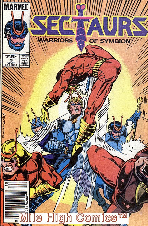 SECTAURS (1985 Series)  (MARVEL) (WARRIORS OF SYMBION) #3 NEWSSTAND Fine