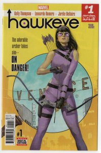 HAWKEYE 1 - 1st Solo Series for Kate Bishop - 1st App Ramone Watts/Alloy NM-NM+